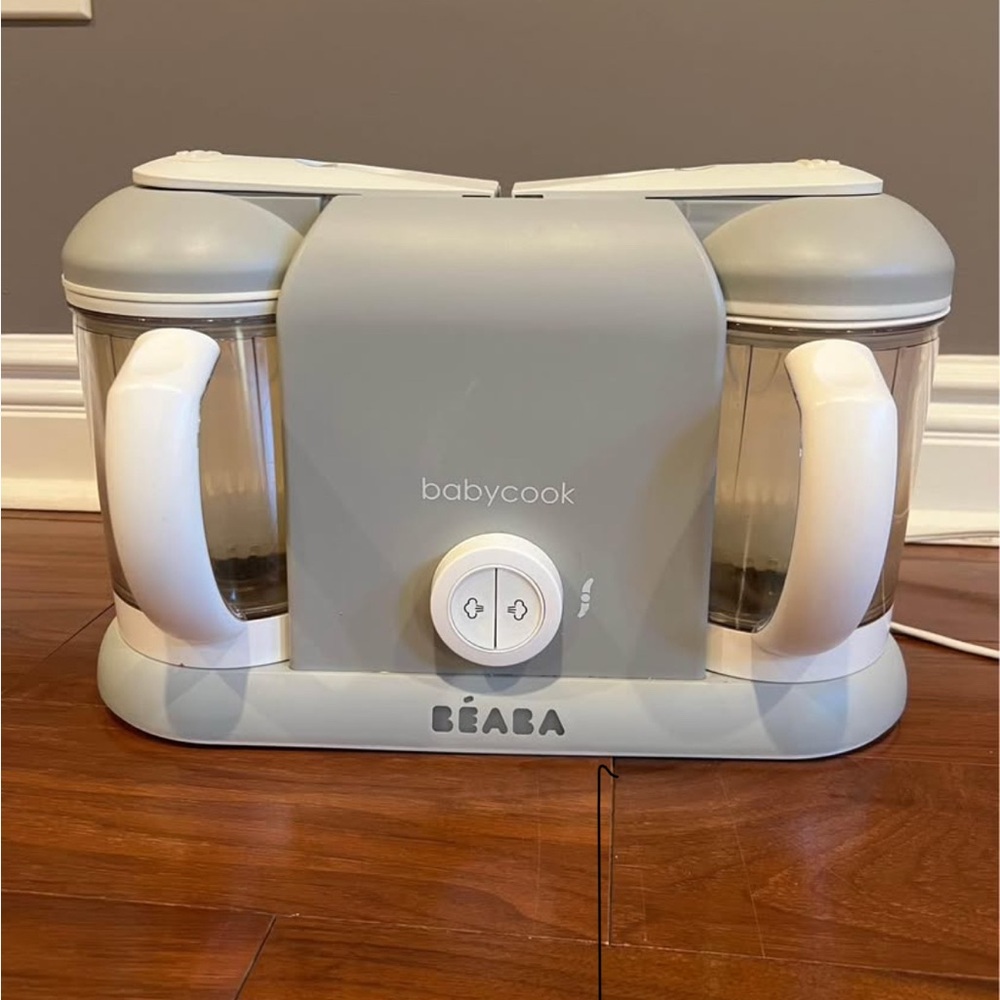 BÉABA Babycook Duo in Gray and White